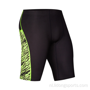 Groothandel heren hoge elasticiteit gym shorts